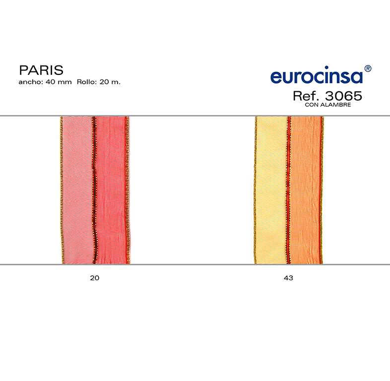 ROLLO CINTA PARIS A-40mm. C-20 20m.