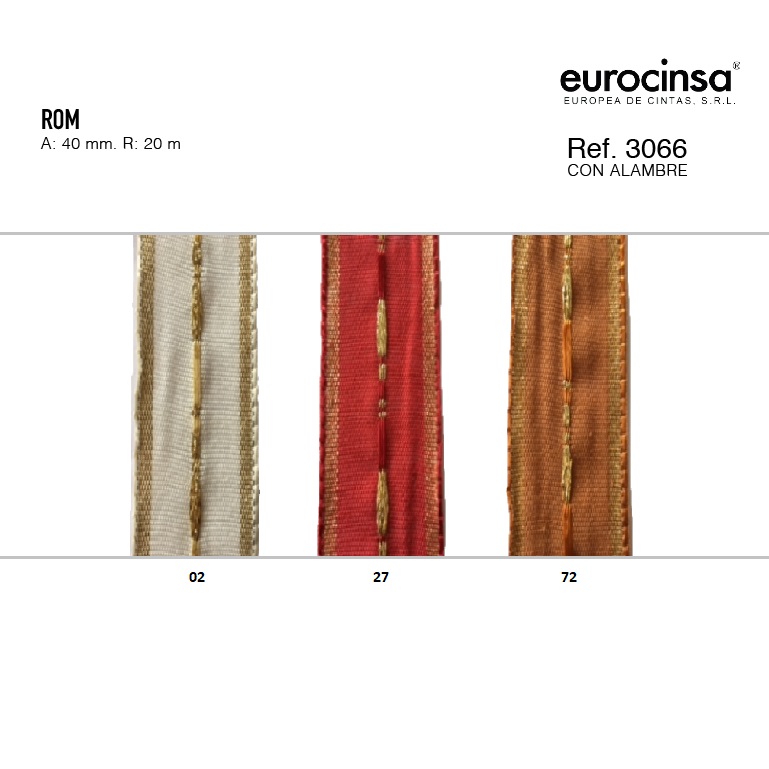 ROLLO CINTA ROM A-40mm. C-02 20m.