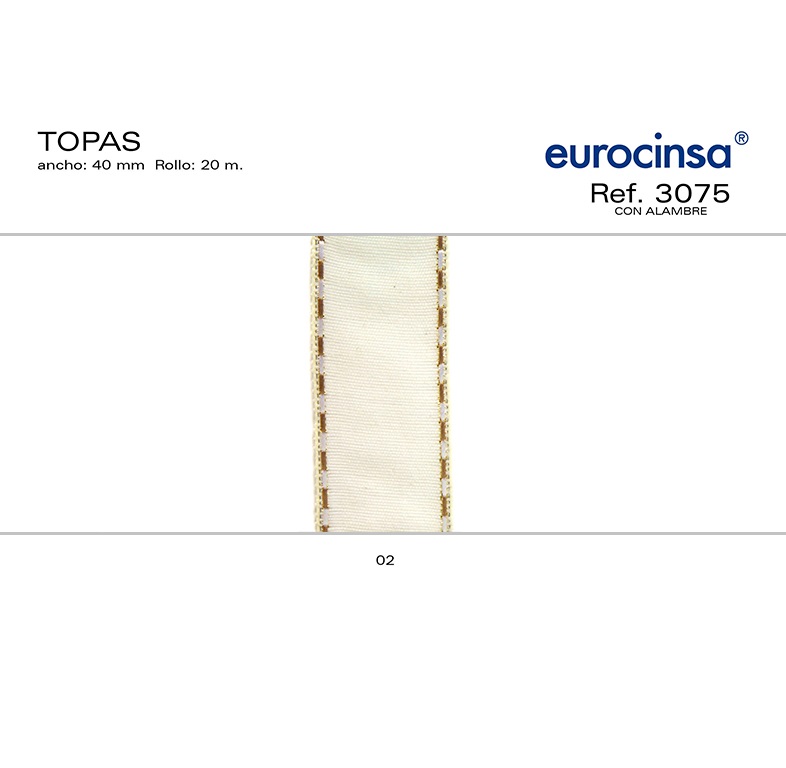 ROLLO CINTA TOPAS A-40mm. C-02 20m.
