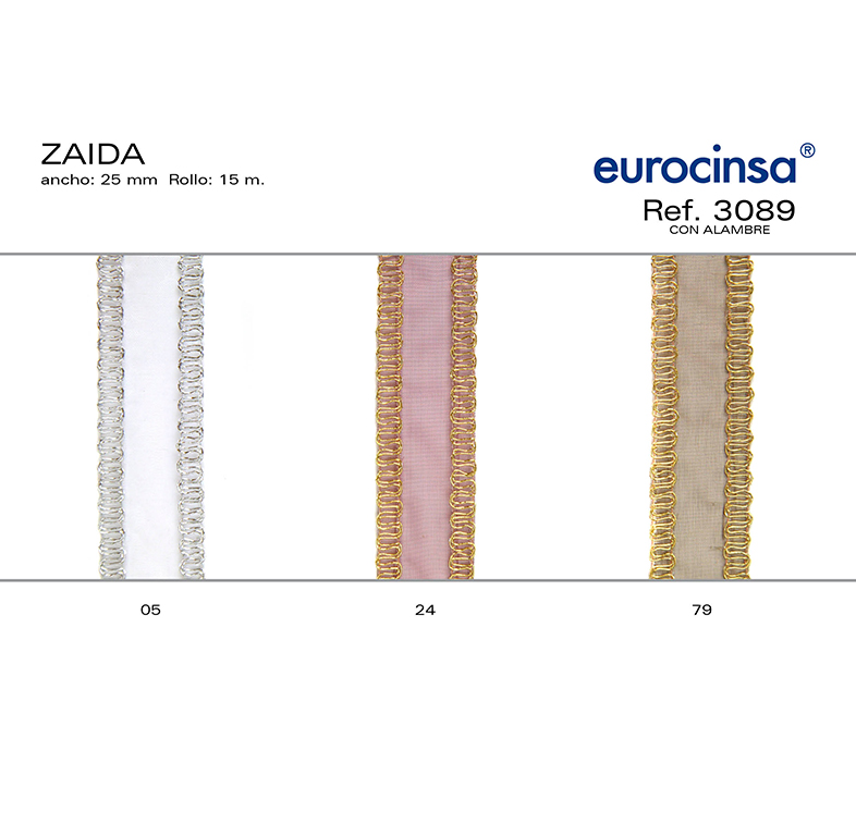 ROLLO CINTA ZAIDA A-25mm. C-79 15m.