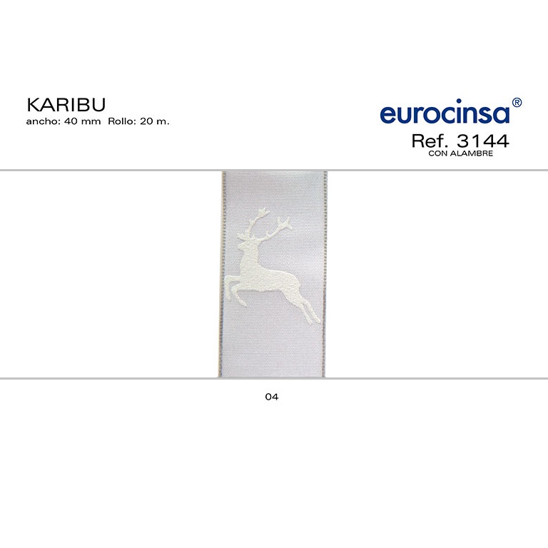 ROLLO CINTA KARIBU A-40mm. C-04 20m.