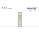 ROLLO CINTA HOLLY  A-25mm. C-05 20m. CON ALAMBRE