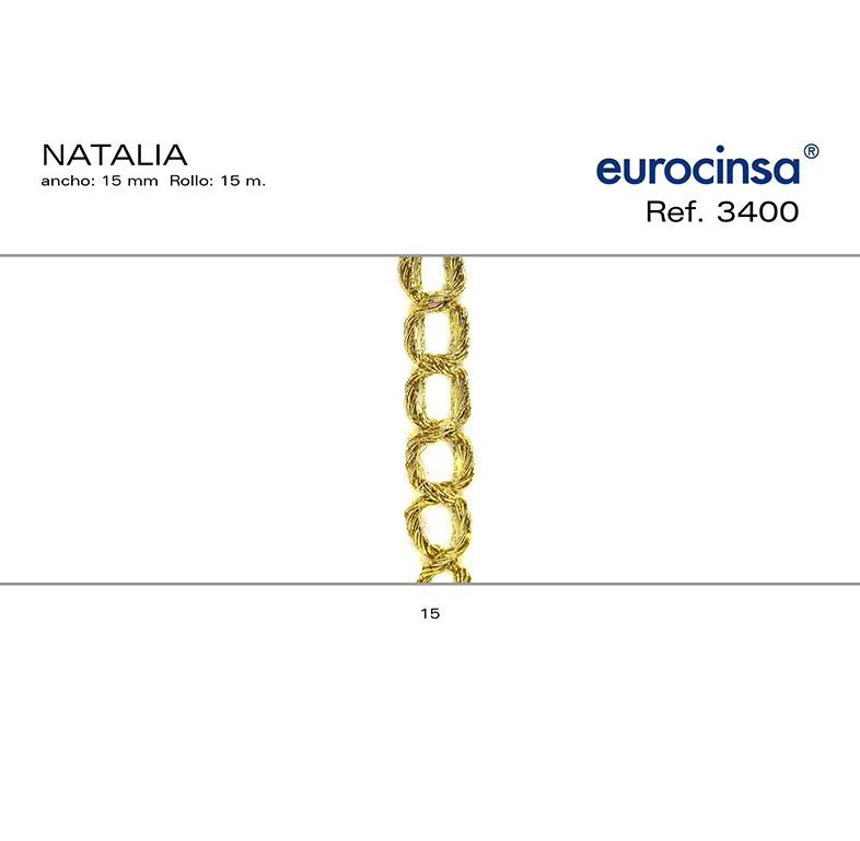 ROLLO CINTA NATALIA A-15mm. C-15 15m.