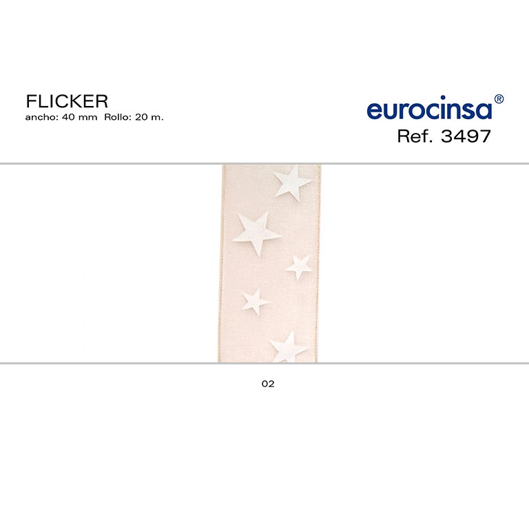 ROLLO CINTA FLICKERS A-40m. C-02 20m.