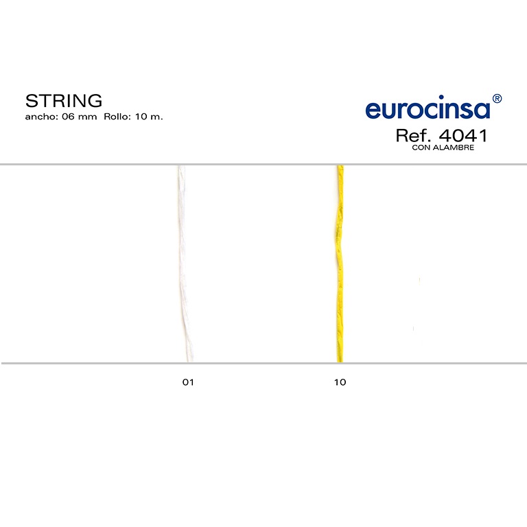 ROLLO CINTA STRING A-02mm. C-10 100m.