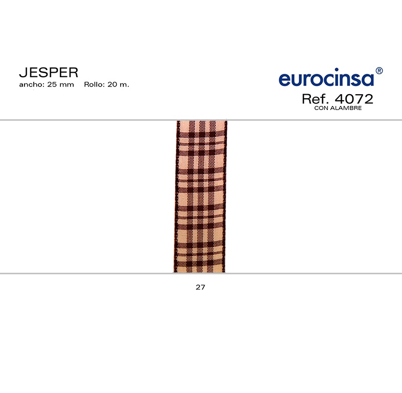 ROLLO CINTA JESPER A-25mm. C-27 20m.