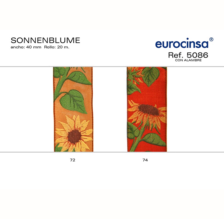 ROLLO CINTA SONNENBLUME A-40mm. C-72 20m.
