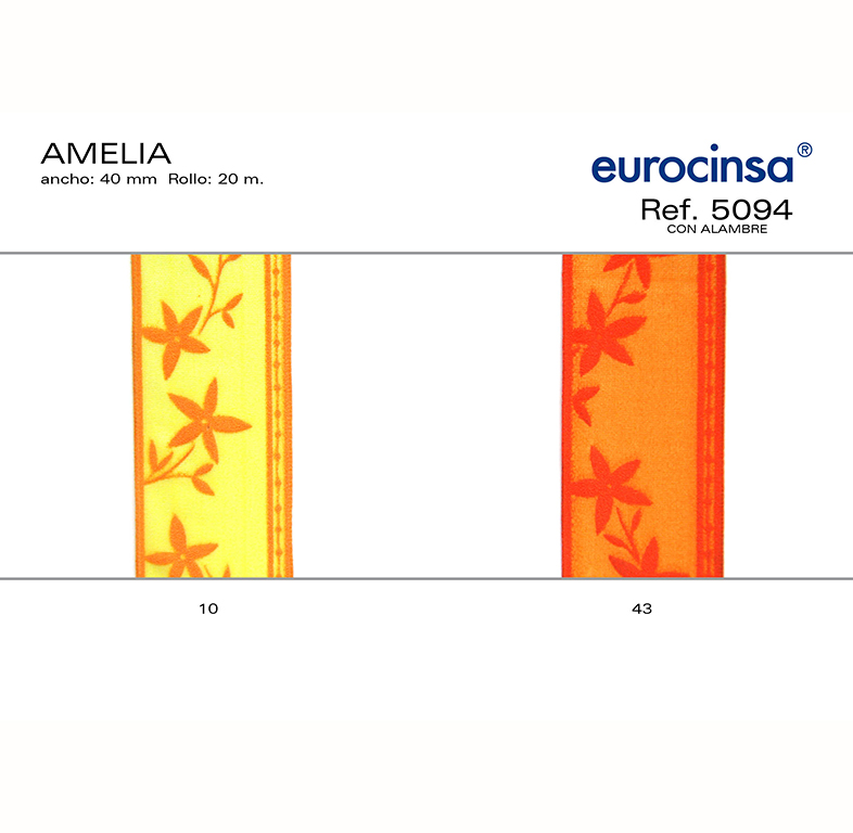 ROLLO CINTA AMELIA A-40mm. C-10 20m.