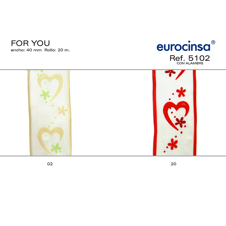 ROLLO CINTA FOR YOU A-40mm. C-20 20m.