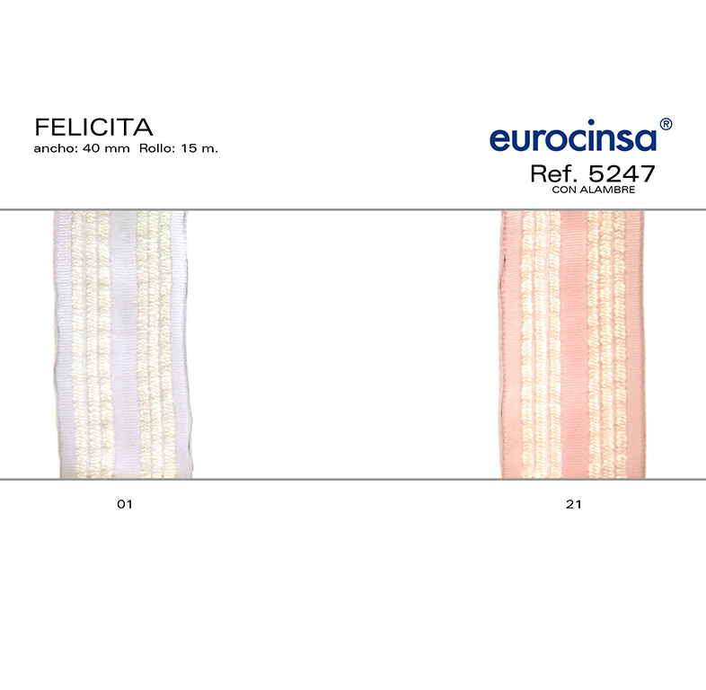 ROLLO CINTA FELICITA A-40mm. C-21 15m.