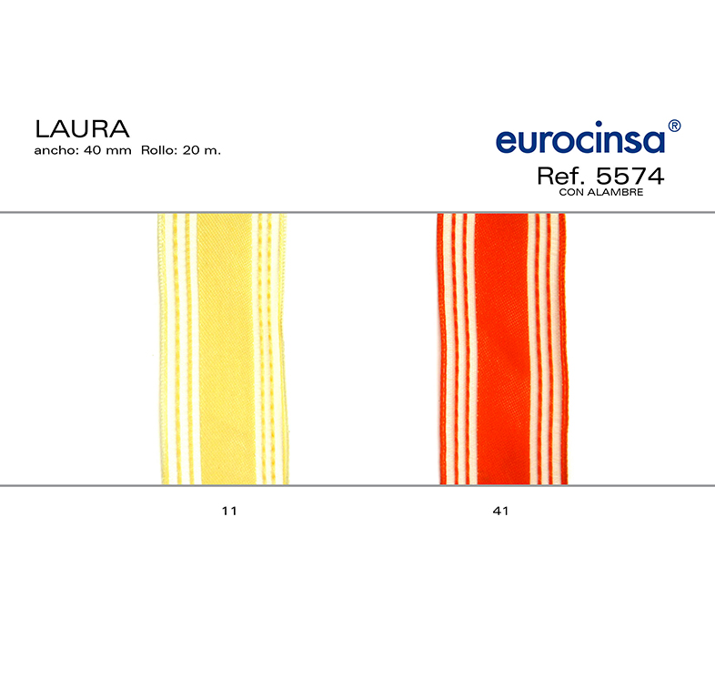ROLLO CINTA LAURA A-40mm. C-11 20m.
