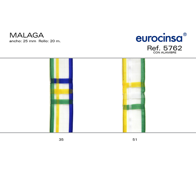 ROLLO CINTA MALAGA A-25mm. C-35 20m.
