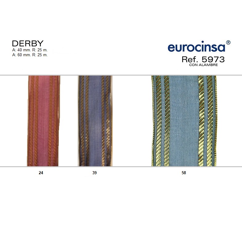 ROLLO CINTA DERBY A-40mm. C-24 25m.