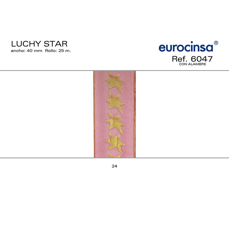 ROLLO CINTA LUCHY STAR A-40mm. C-24 25m.