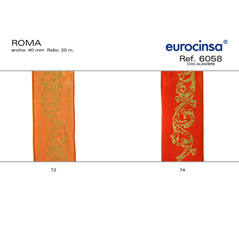 ROLLO CINTA ROMA A-40mm. C-74 20m.