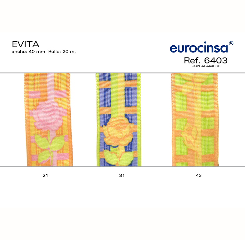 ROLLO CINTA EVITA A-40mm. C-21 20m.
