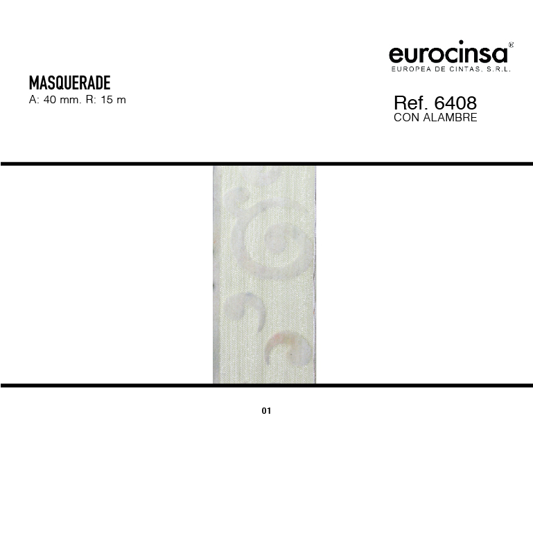 ROLLO CINTA MASQUER A-40mm. C-58 15m.