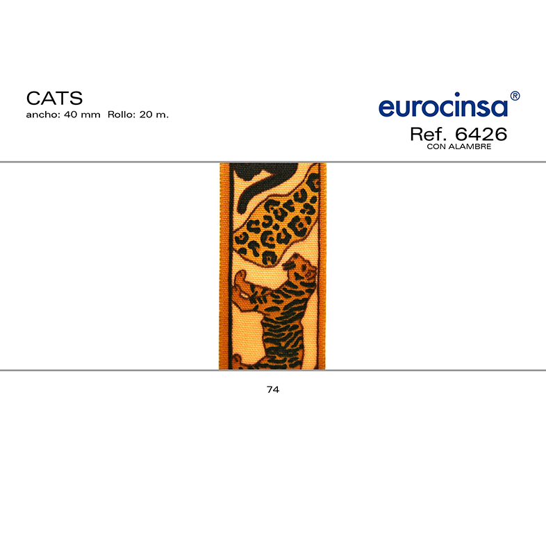 ROLLO CINTA CATS A-40mm. C-74 20m.