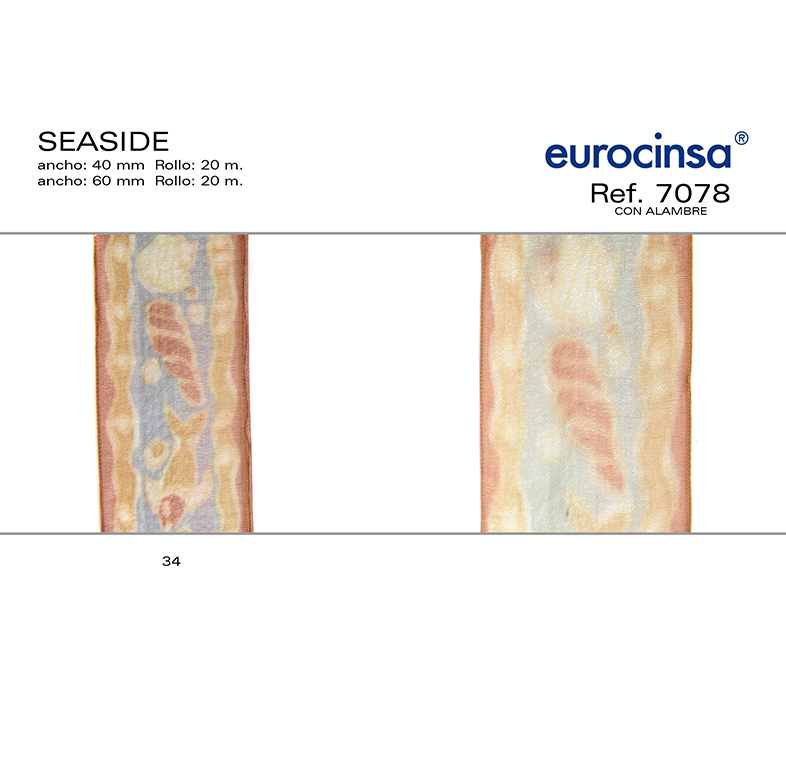 ROLLO CINTA SEASIDE A-60mm. C-34 20 m.