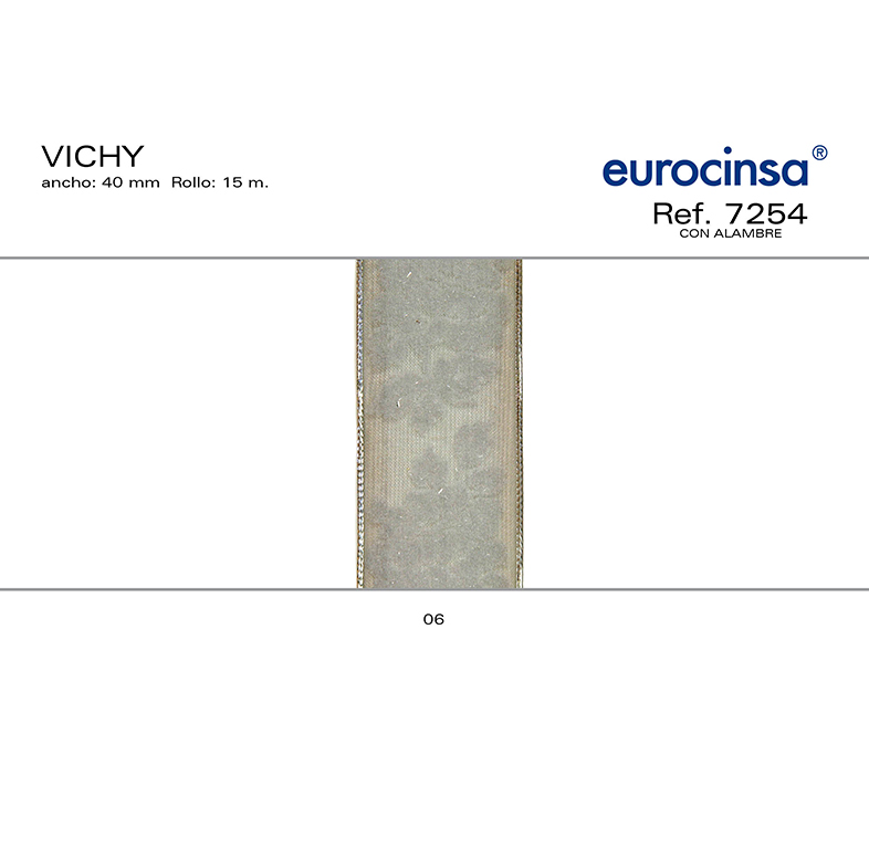 ROLLO CINTA VICHY A-40mm. C-06 15m.