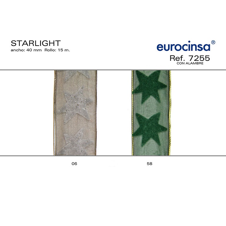 ROLLO CINTA STARLIGHT A-40mm. C-06 15m.