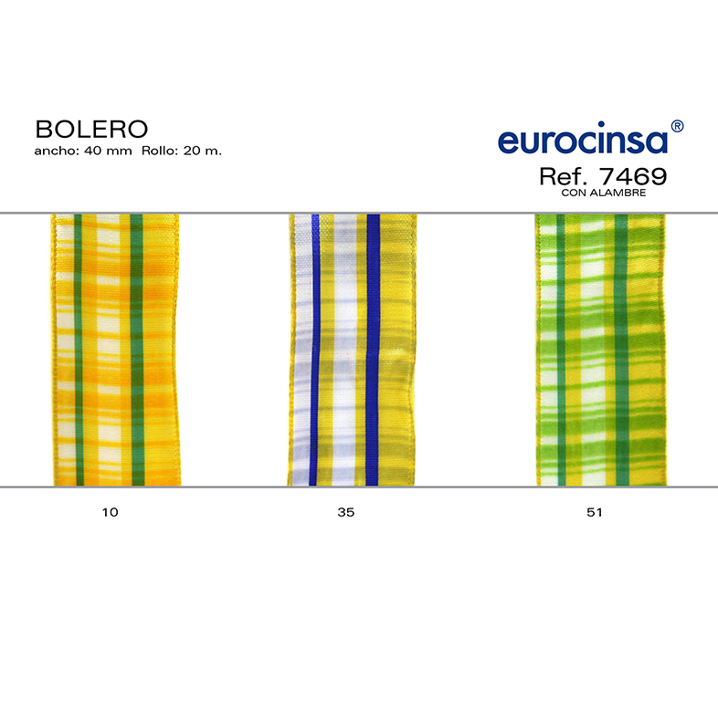 ROLLO CINTA BOLERO A-40mm. C-35 20m.