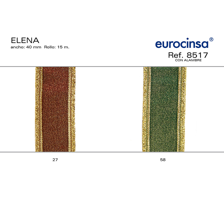 ROLLO CINTA ELENA A-40mm. C-27 15m. CON ALAMBRE