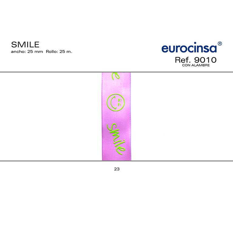 ROLLO CINTA SMILE A-25mm C-23 25m.