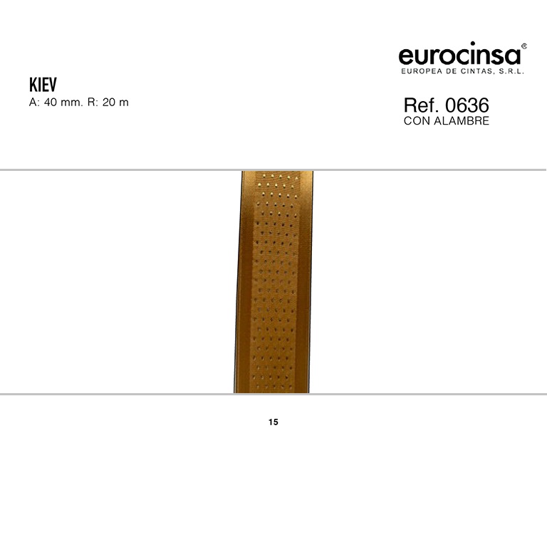 ROLLO CINTA KIEV A-40mm. C-15 20m.