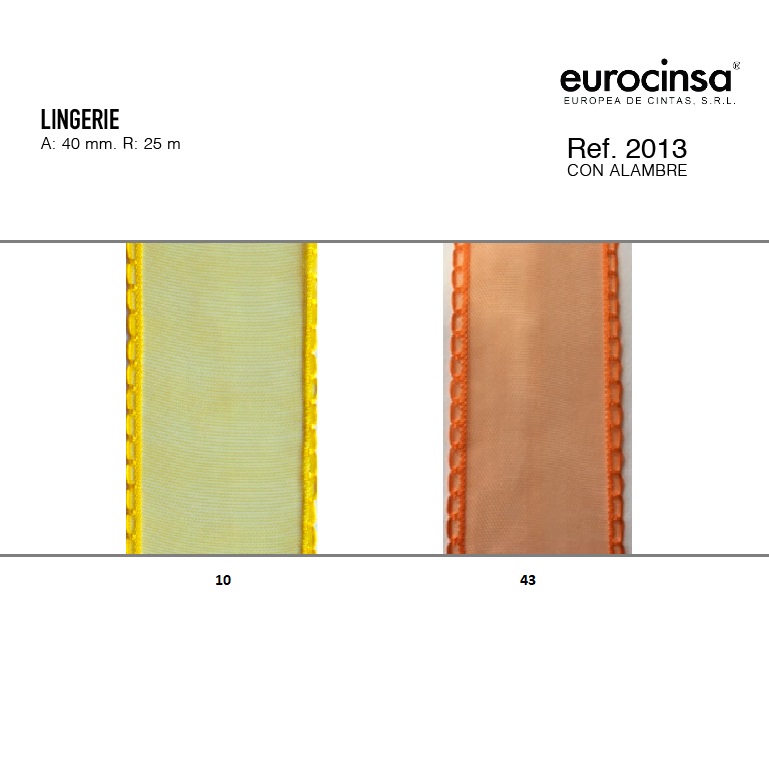 ROLLO CINTA LINGERIE A-40mm. C-41 25m.