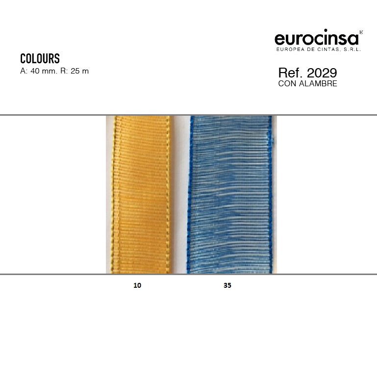 ROLLO CINTA COLOURS A-40mm. C-35 25m.