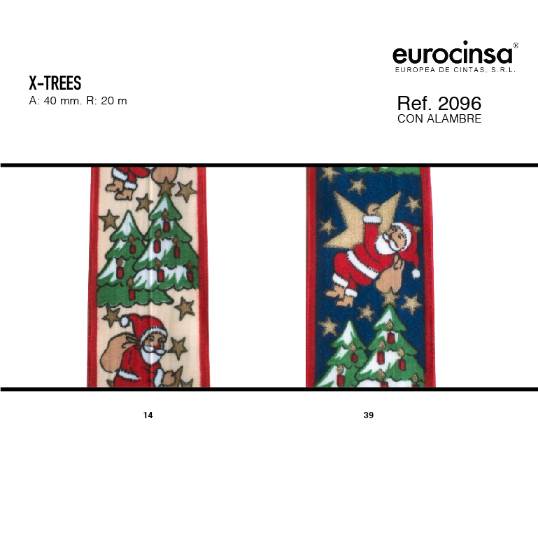 ROLLO CINTA X-TREES A-40mm. C-14 20m.