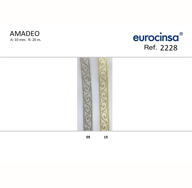 ROLLO CINTA AMADEO A-10mm. C-15 20m.