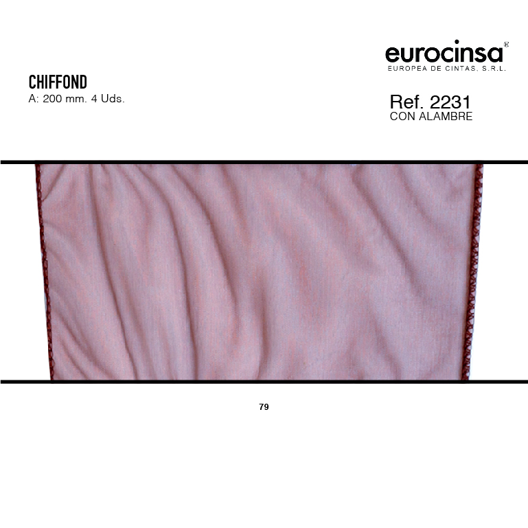 LAZO CHIFFOND A-200x2,7m. C-79 4ud.