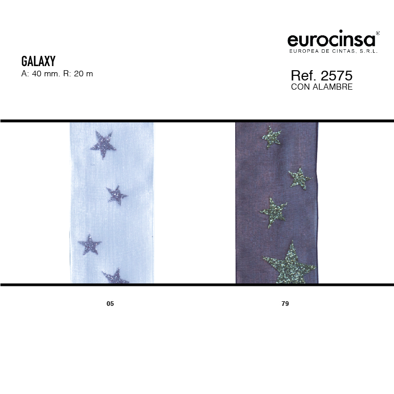 ROLLO CINTA GALAXY A-40mm. C-79 20m.