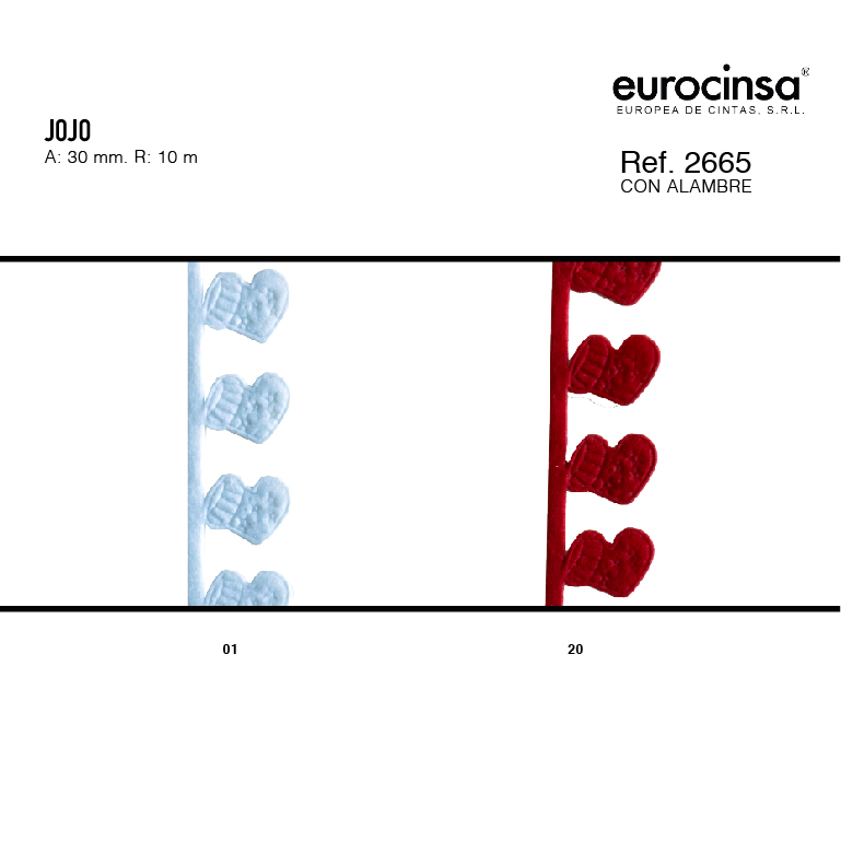 ROLLO CINTA JOJO A-30mm. C-01 10m.