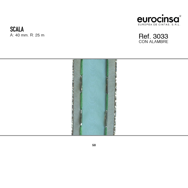 ROLLO CINTA SCALA A-40mm. C-50 25m.