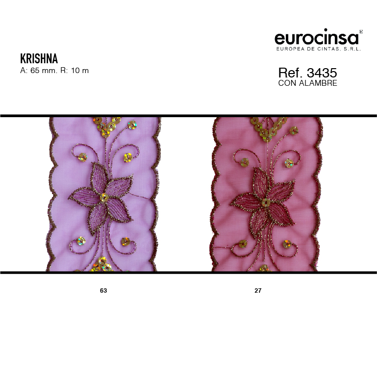 ROLLO CINTA KRISHNA A-65mm. C-27 10m.