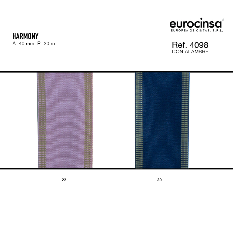 ROLLO CINTA HARMONY A-99mm. C-01 20m.