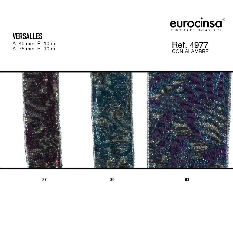 ROLLO CINTA VERSALLES A-70mm. C-39 10m.