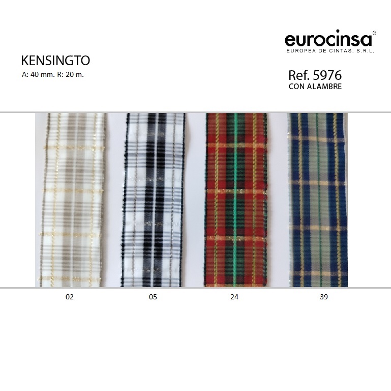 ROLLO CINTA KENSINGTO A-40mm. C-02 20m.