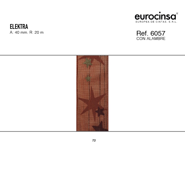 ROLLO CINTA ELEKTRA A-40mm. C-72 20m.