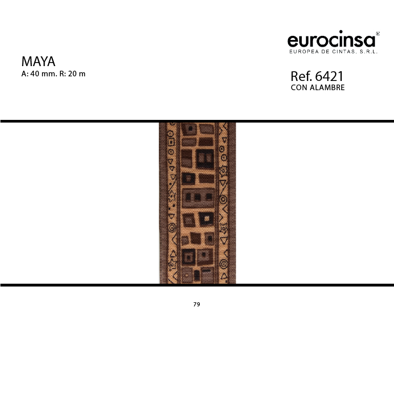 ROLLO CINTA MAYA A-40mm. C-79 20m.