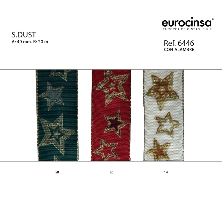 ROLLO CINTA S.DUST A-40mm. C-58 20m.