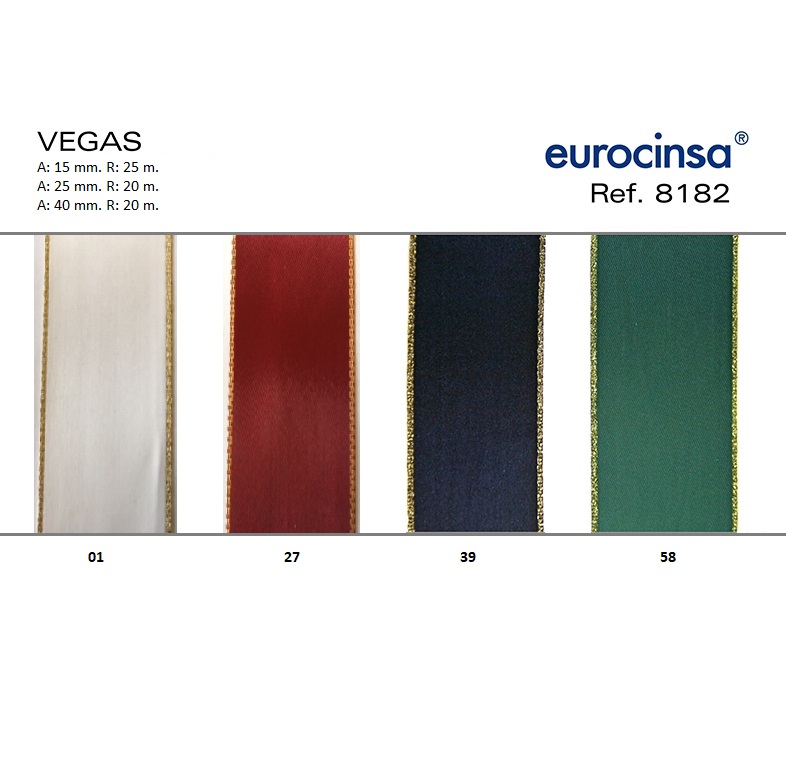 ROLLO CINTA VEGAS A-3mm. C-58 50m.