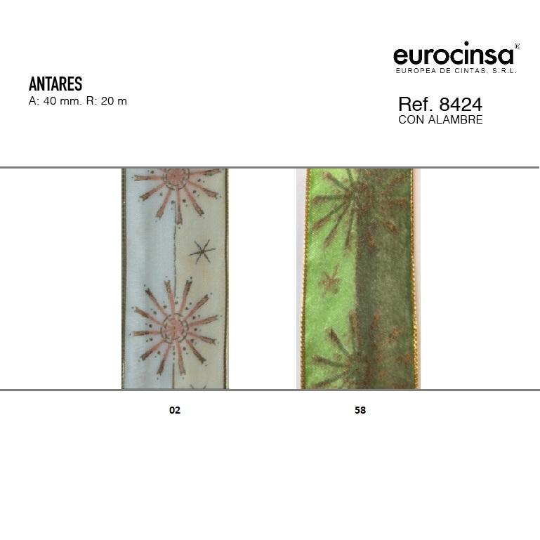 ROLLO CINTA ANTARES A-40mm. C-58 20m.