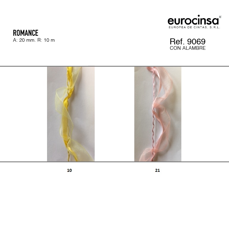 ROLLO CINTA ROMANCE A-20mm. C-21 10m.