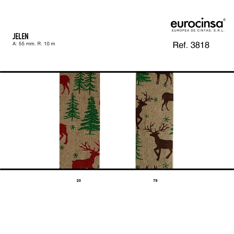 ROLLO CINTA JELEN A-55mm. C-79 10m.