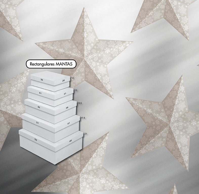 SET 5 CAJAS RECTANGULARES MINI NAVIDAD C-1788