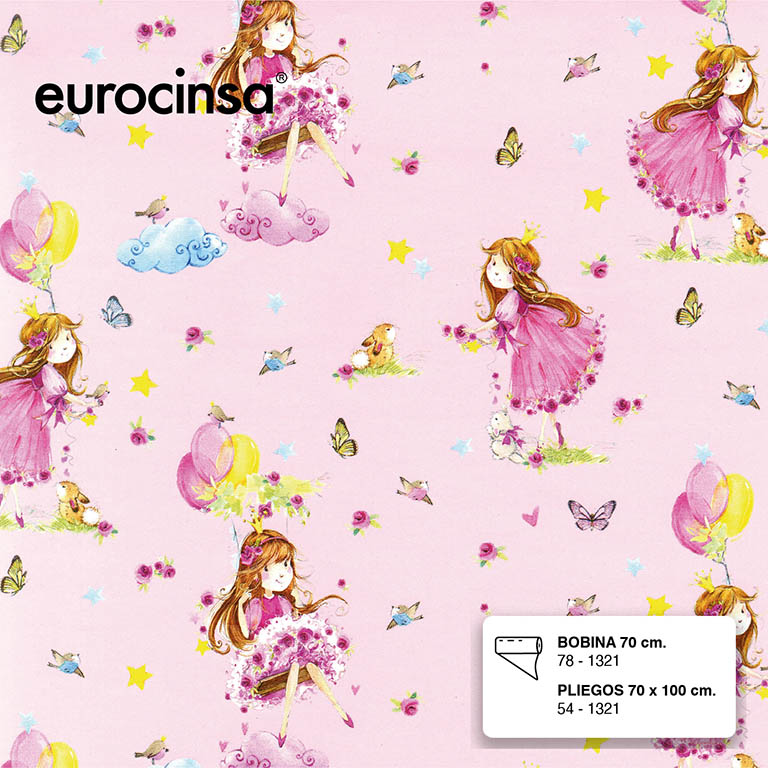 BOBINA PAPEL FANTASIA TODO AÑO 70cm. x 7,1-7,8Kg.